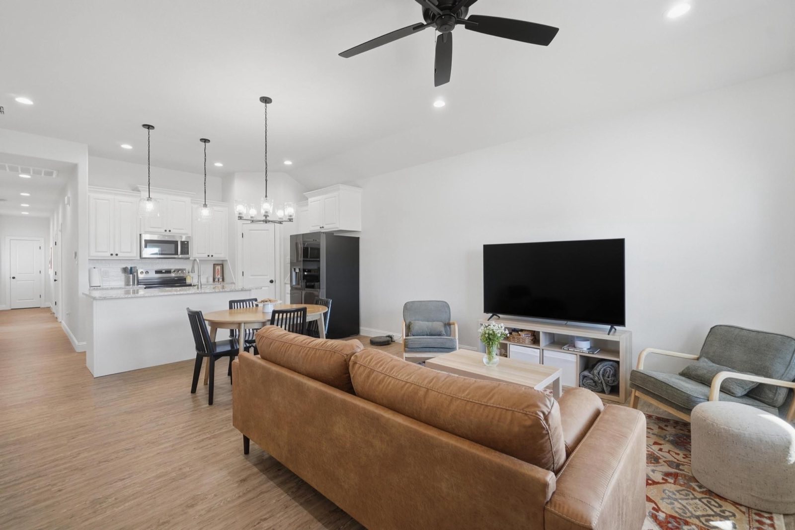 Open living room and kitchen in Wylie West